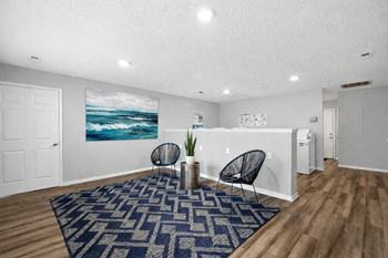 Resident laundry center